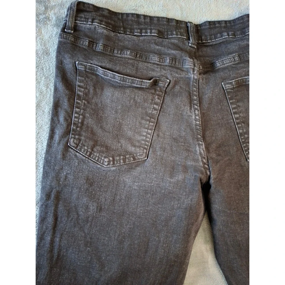 DKNY Jeans Duane Straight Fit Mens Washed Black Denim Pants 36x32 Stretch‎